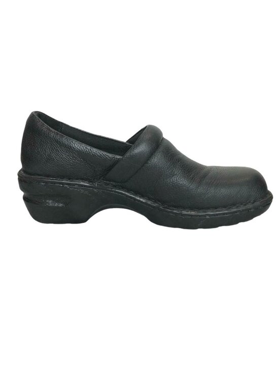 BOC Born Concepts Clogs Mules Comfort Black Leather Womens 9M Work - Picture 7 of 12
